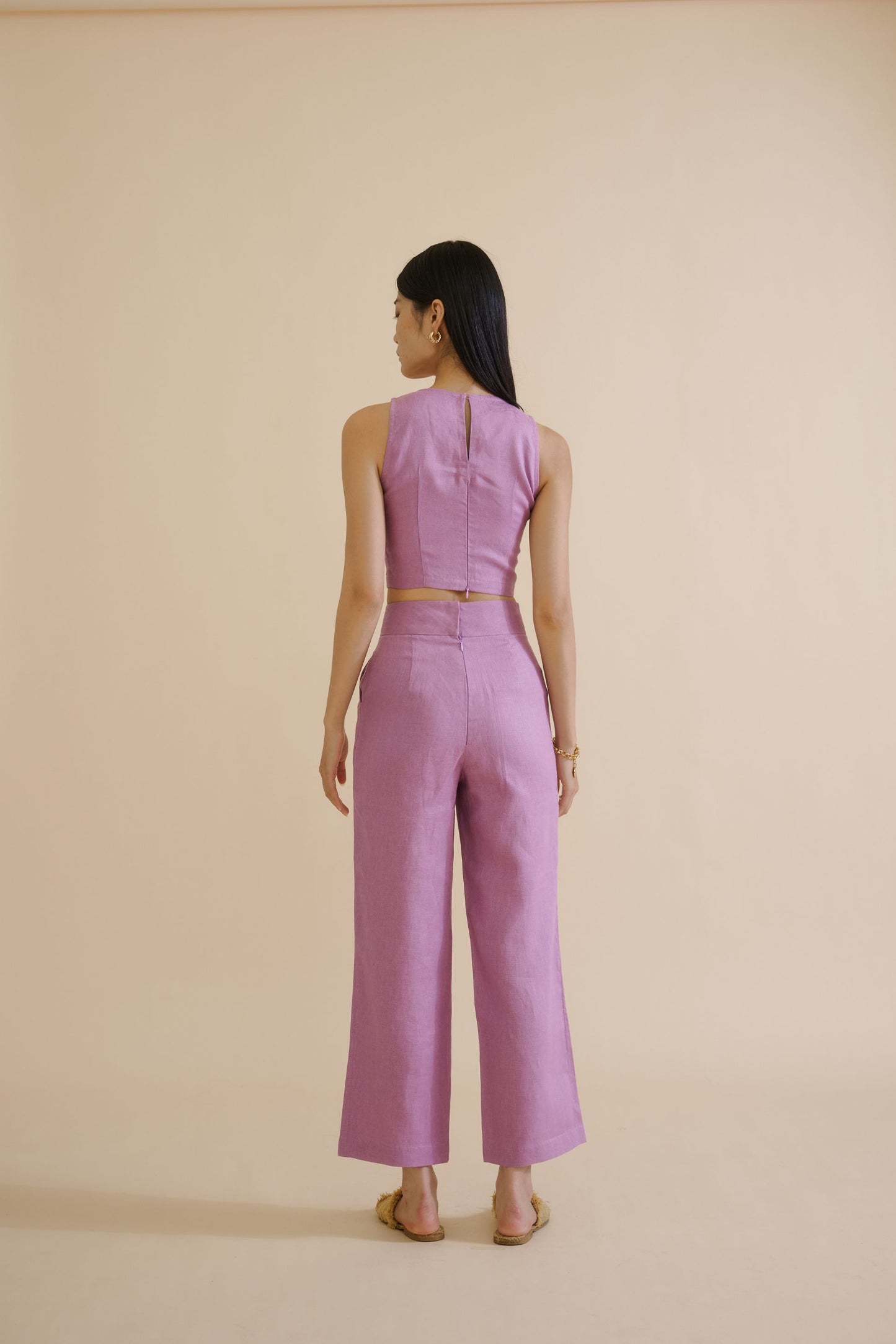 JAWHARA TROUSER (PLUM)