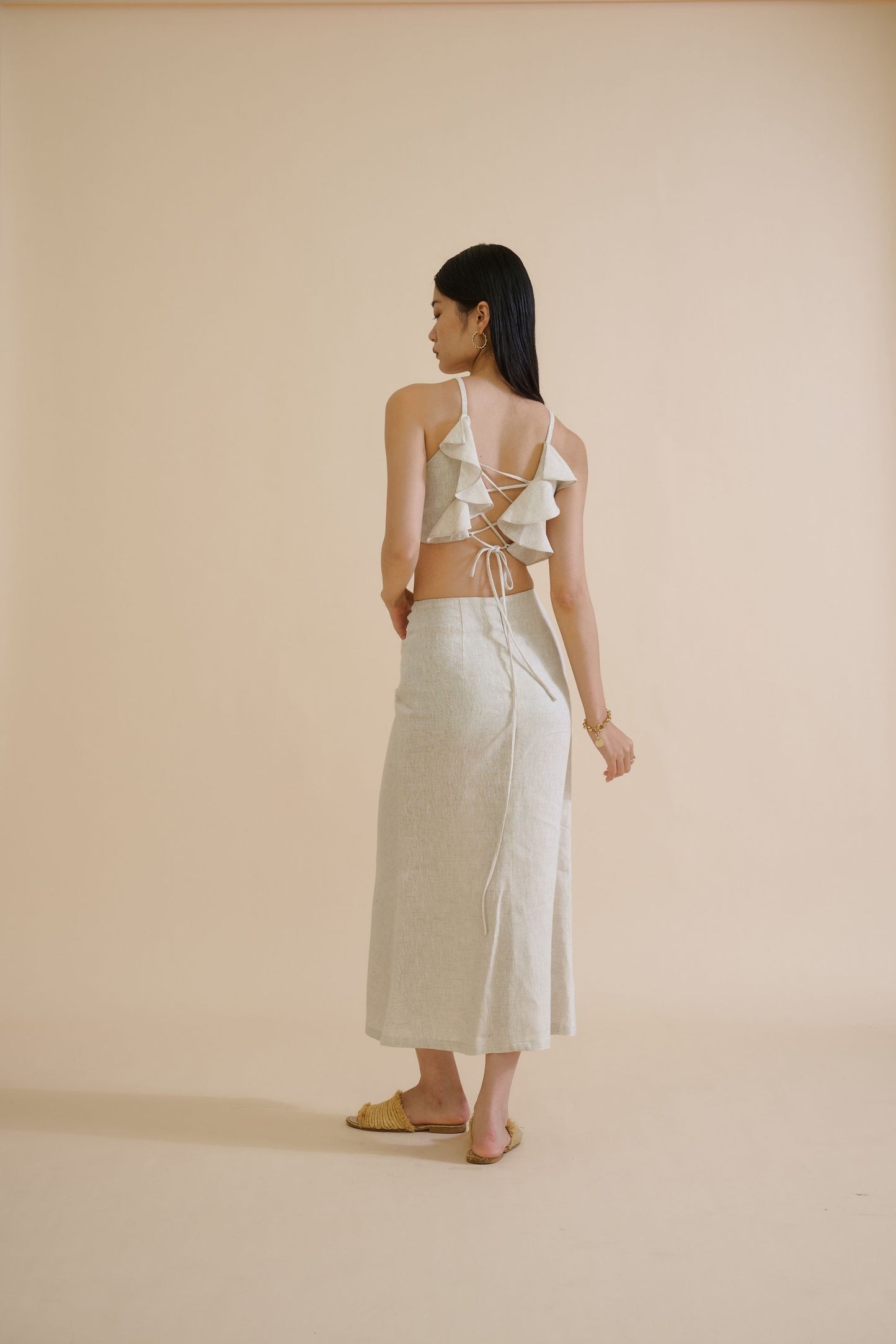 CHARMAINE SKIRT (SAND)