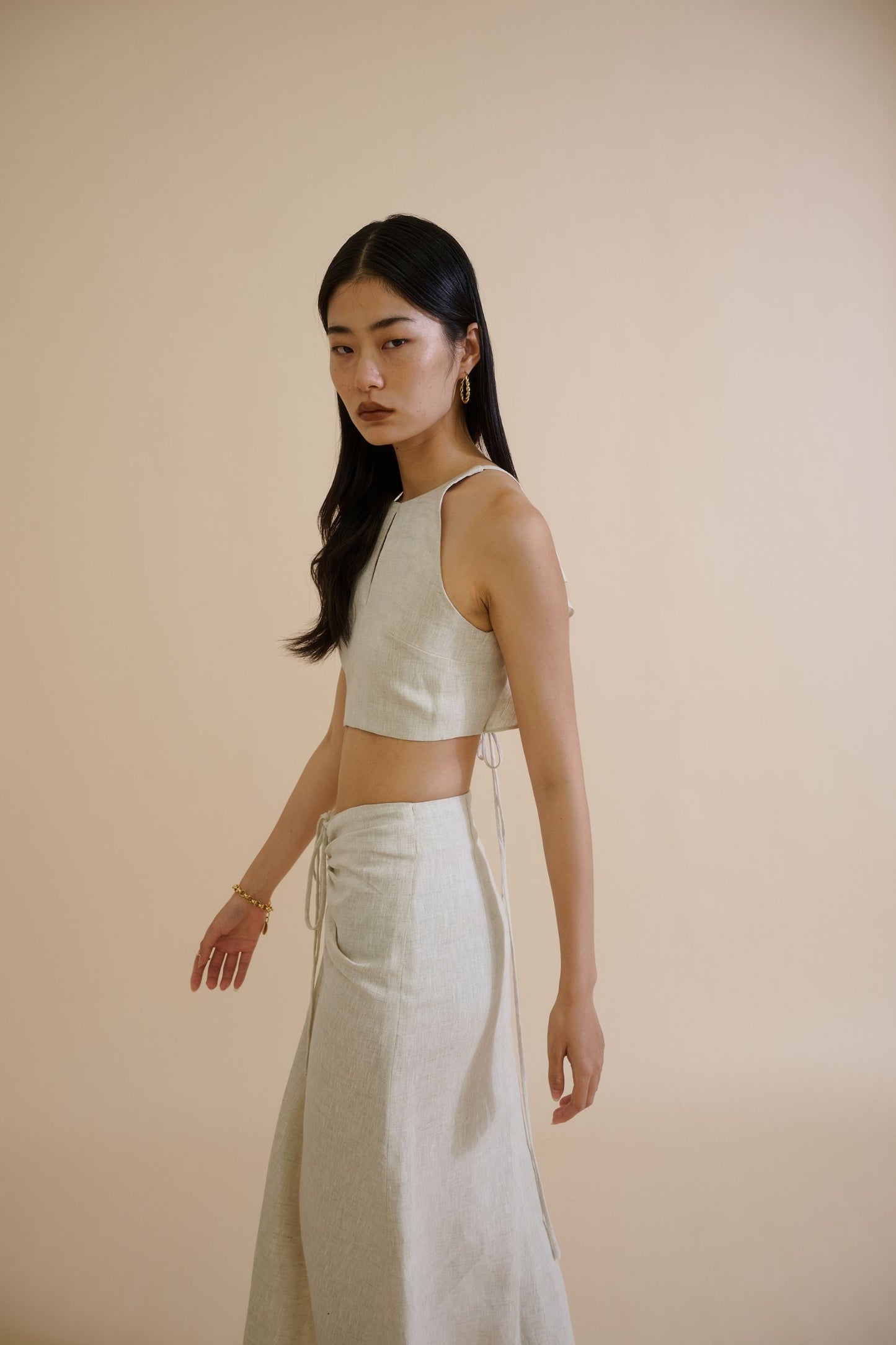 CHARMAINE SKIRT (SAND)